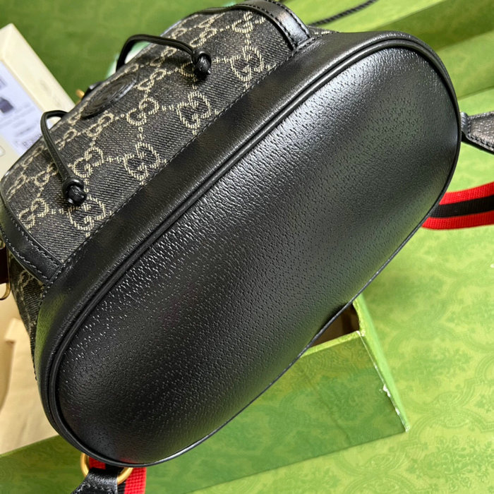 Gucci Backpack with Interlocking G Black 674147