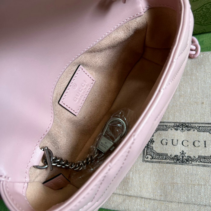 Gucci GG Marmont belt bag Pink 699757