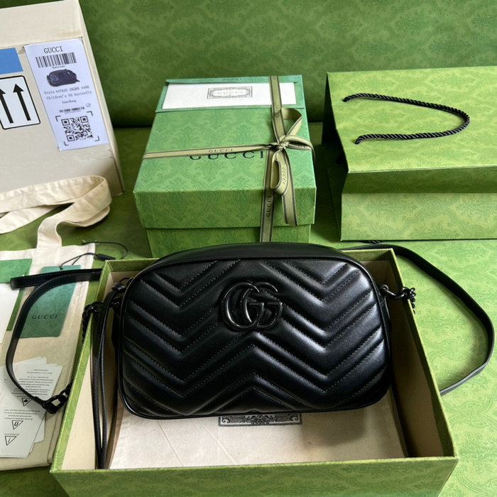 Gucci GG Marmont small shoulder bag Black 447632