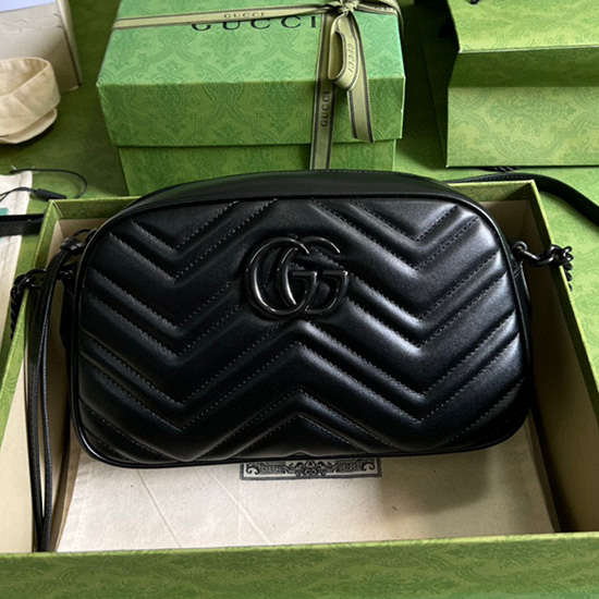 Gucci GG Marmont small shoulder bag Black 447632