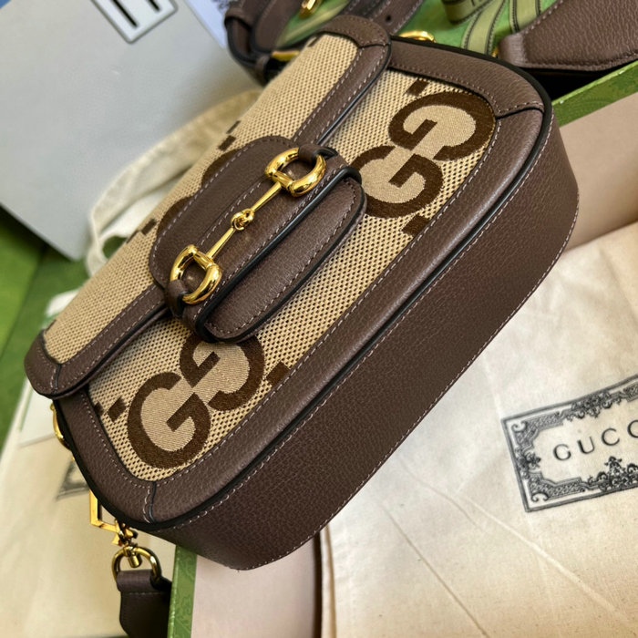 Gucci Horsebit 1955 jumbo GG mini bag 658574