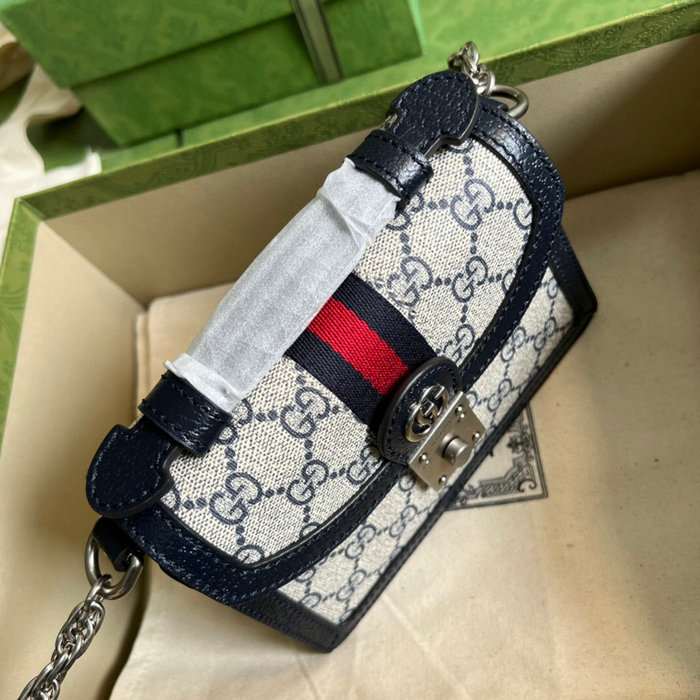 Gucci Ophidia GG mini shoulder bag Blue 696180