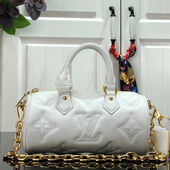 Louis Vuitton PAPILLON BB White M59827