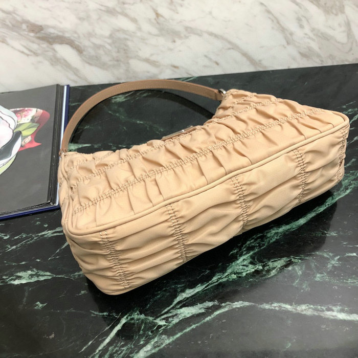 Prada Nylon Hobo bag Beige 1NE204