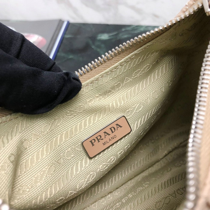 Prada Nylon Hobo bag Beige 1NE204