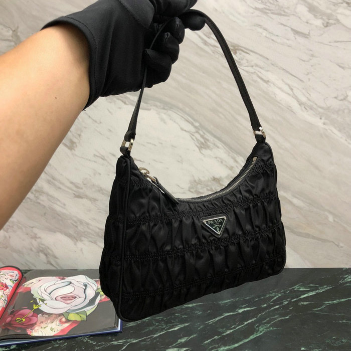 Prada Nylon Hobo bag Black 1NE204