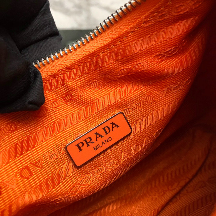 Prada Nylon Hobo bag Orange 1NE204