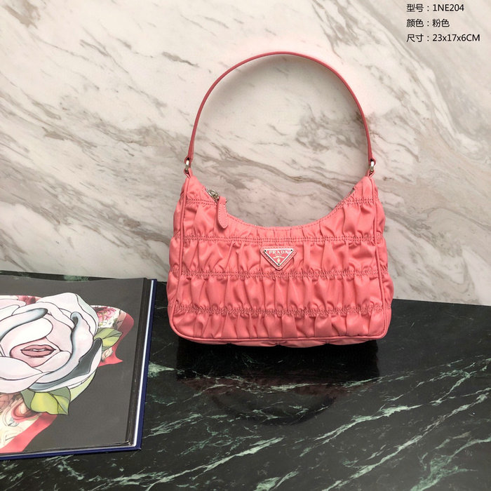 Prada Nylon Hobo bag Pink 1NE204