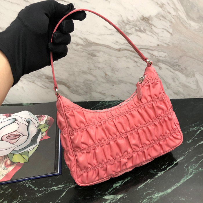 Prada Nylon Hobo bag Pink 1NE204