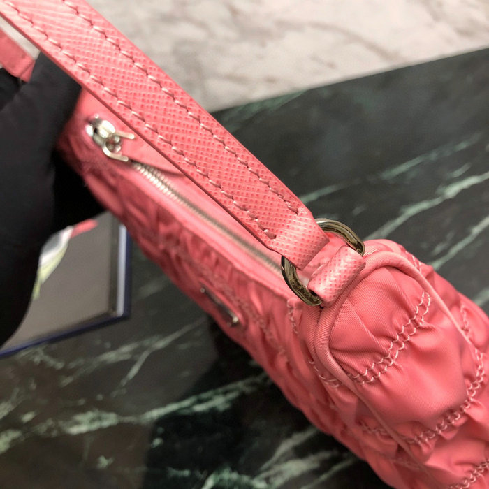 Prada Nylon Hobo bag Pink 1NE204