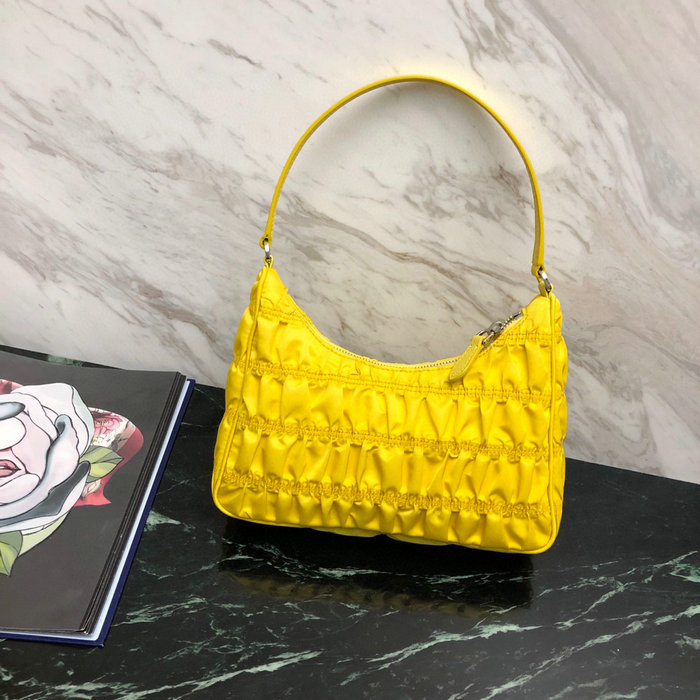 Prada Nylon Hobo bag Yellow 1NE204