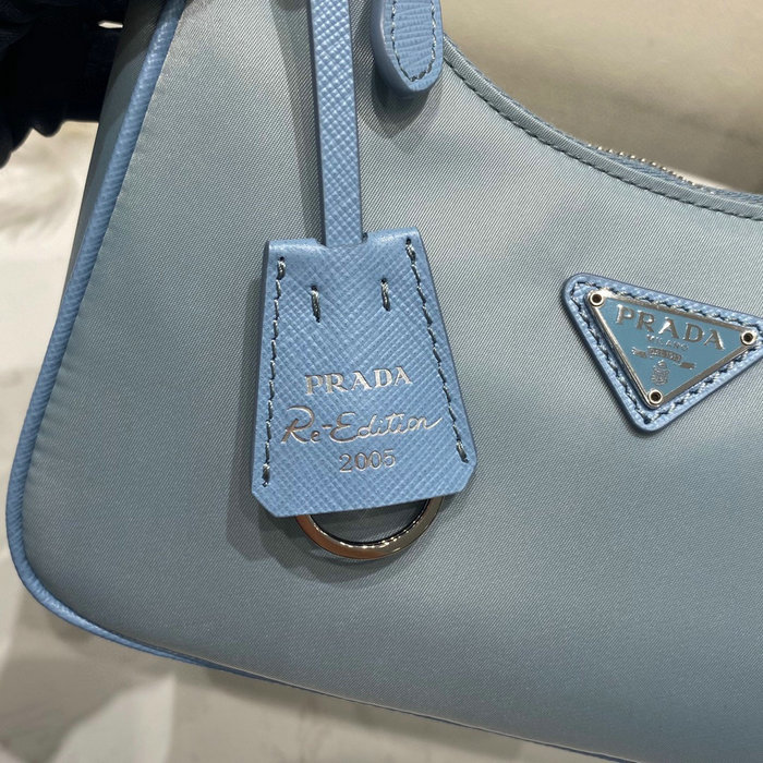 Prada Re-Edition 2005 Re-Nylon mini bag Blue 1NE204