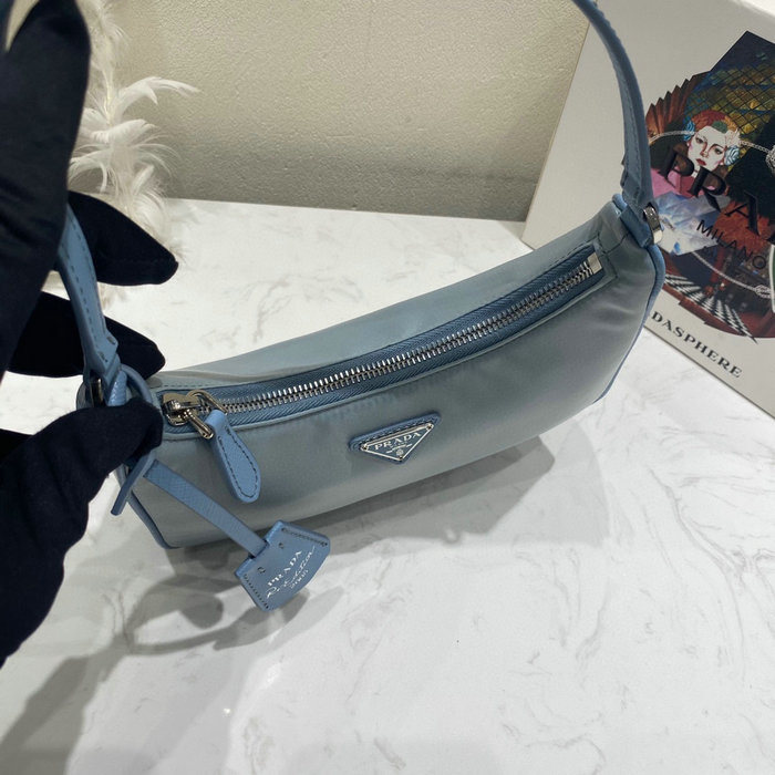 Prada Re-Edition 2005 Re-Nylon mini bag Blue 1NE204