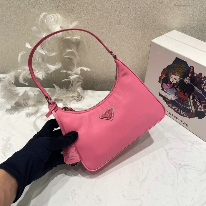 Prada Re-Edition 2005 Re-Nylon mini bag Pink 1NE204