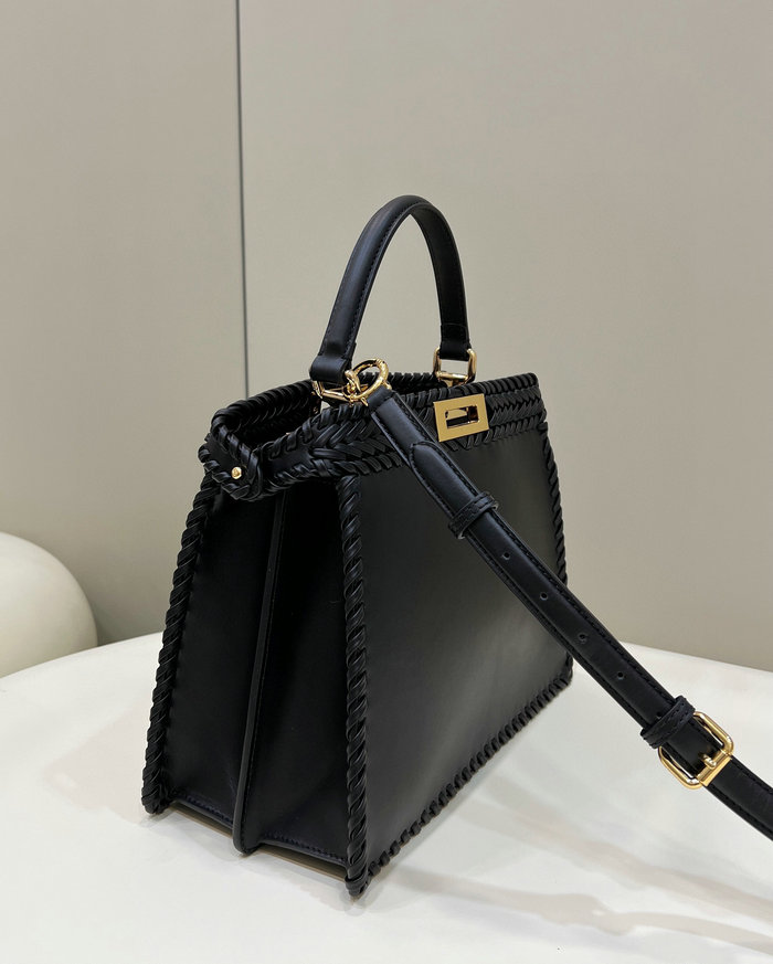 Fendi Calfskin Peekaboo Black F80051