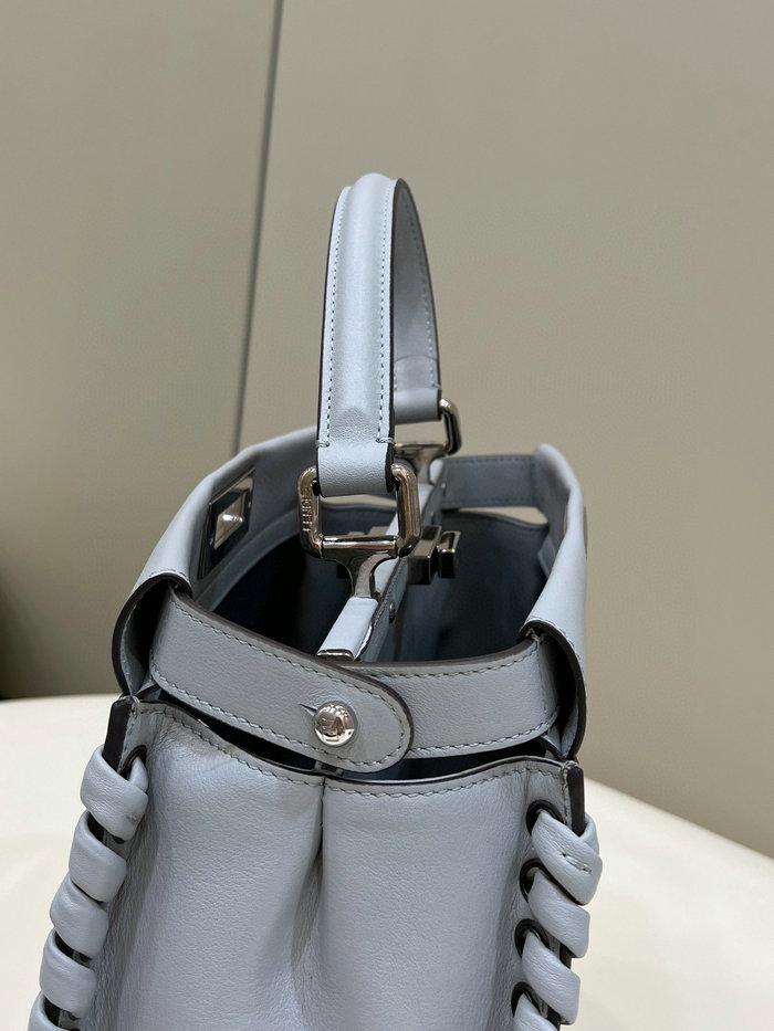 Fendi Calfskin Peekaboo Light Blue F9210