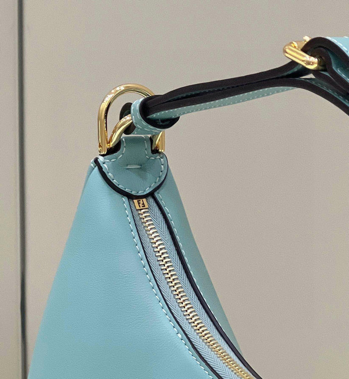 Fendi Fendigraphy Small Leather Bag Blue F80056