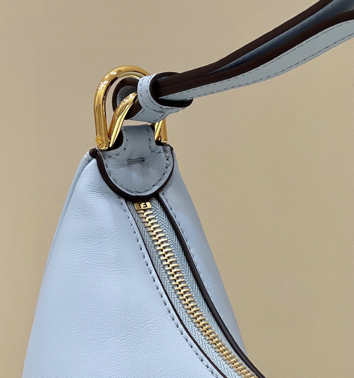 Fendi Fendigraphy Small Leather Bag Light Blue F80056