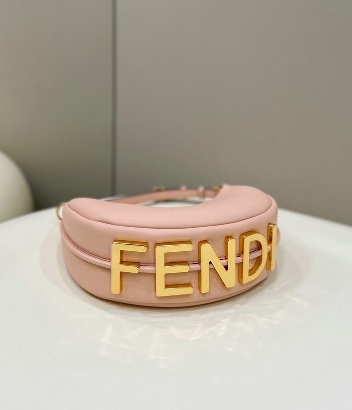 Fendi Fendigraphy Small Leather Bag Pink F80056