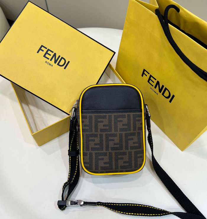 Fendi Messenger Bag Brown F0198