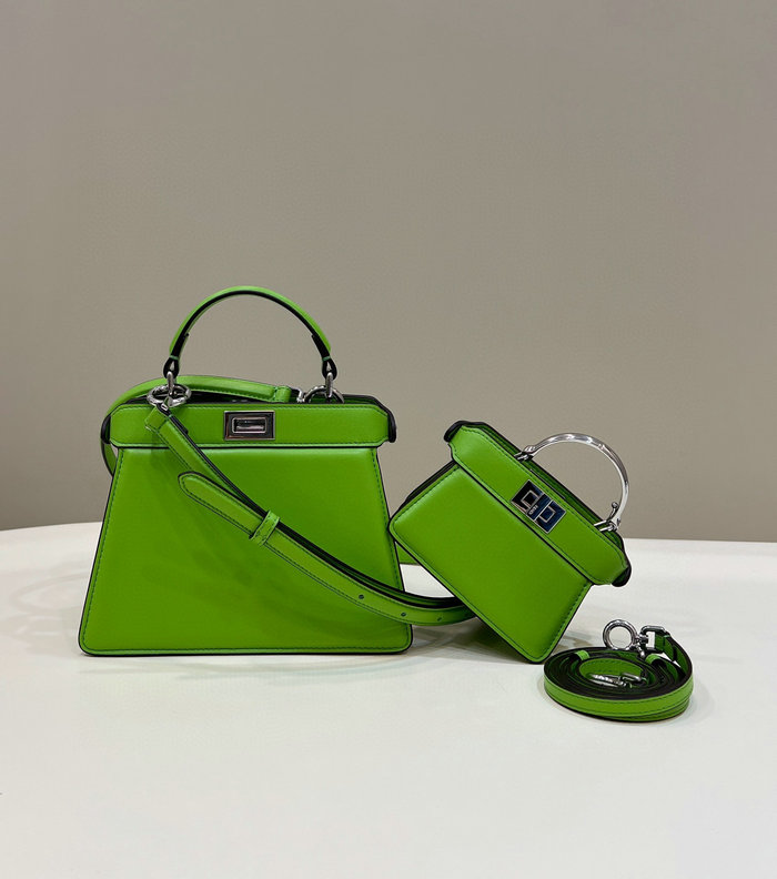 Fendi Peekaboo ISeeU Petite Green F80062