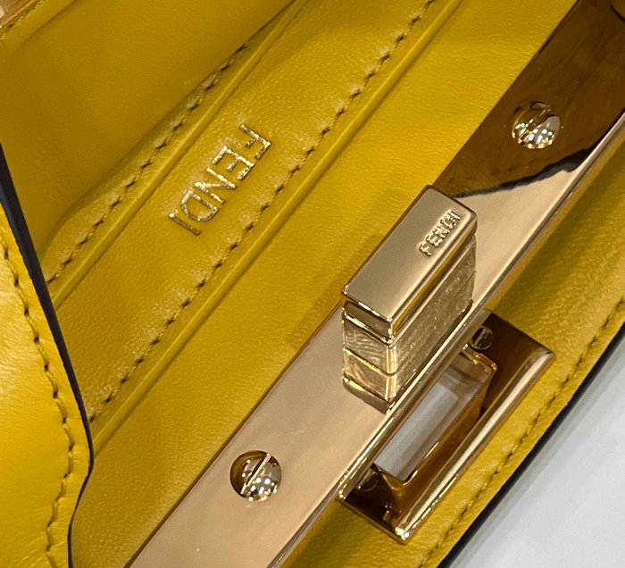 Fendi Peekaboo ISeeU Petite Yellow F80062