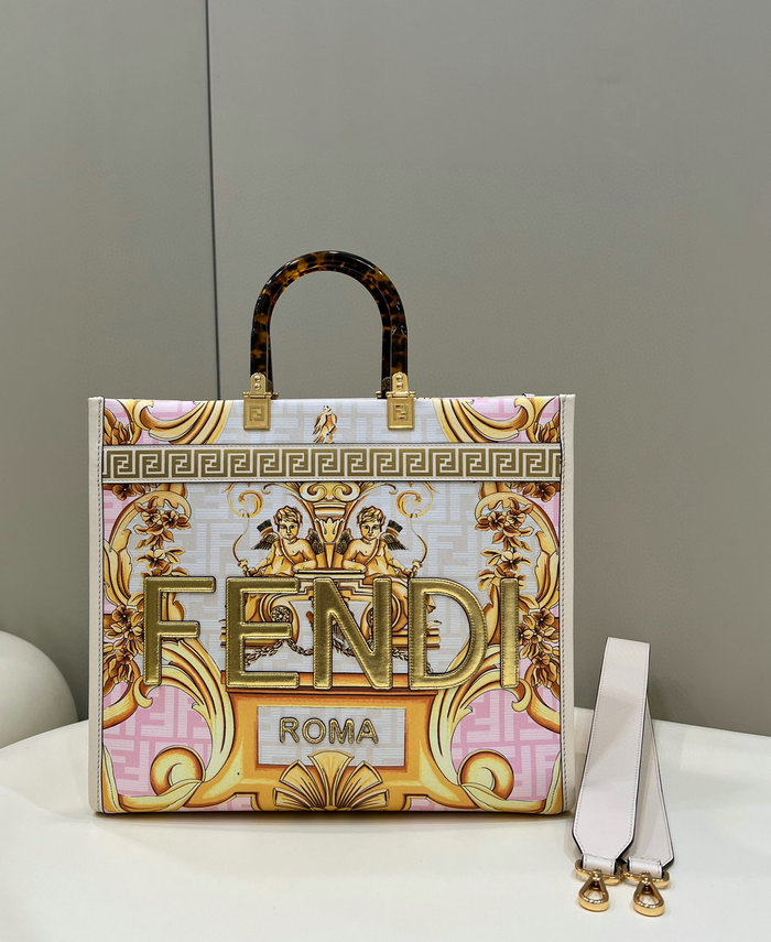 Fendi Sunshine Medium Fendace Printed Shopper F8009201