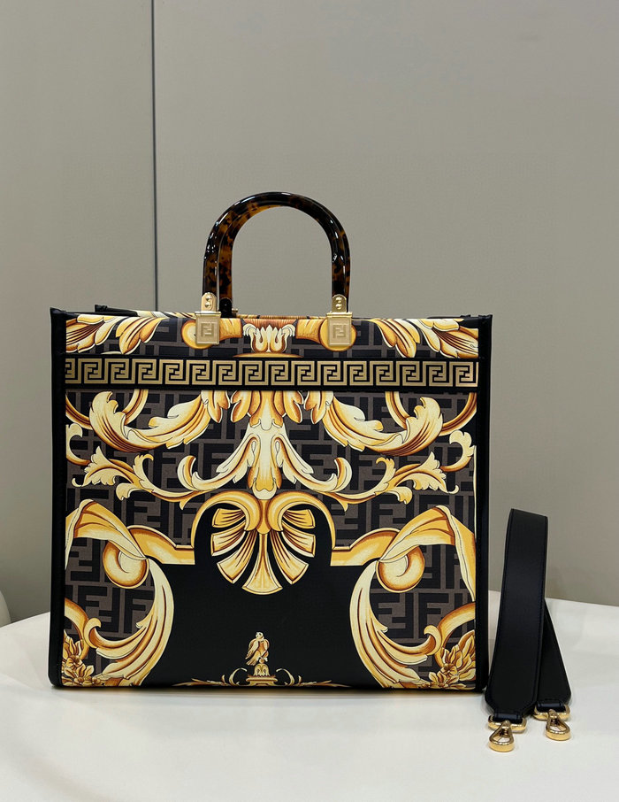 Fendi Sunshine Medium Fendace Printed Shopper F8009202