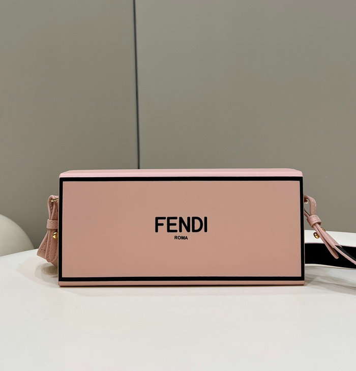 Fendi Vertical Box Crossbody Bag Pink F70304