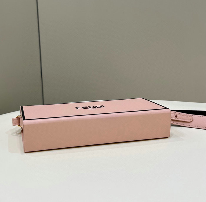 Fendi Vertical Box Crossbody Bag Pink F70304