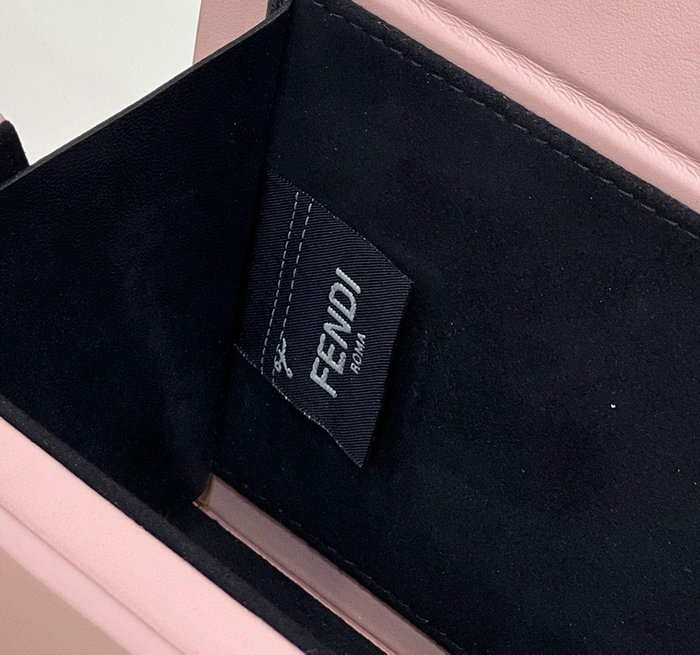 Fendi Vertical Box Crossbody Bag Pink F70304