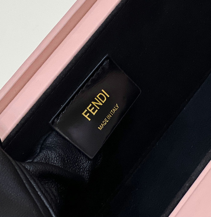 Fendi Vertical Box Crossbody Bag Pink F70304