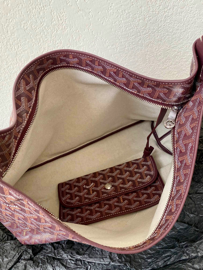 Goyard Boheme Hobo Bag Burgundy G6066