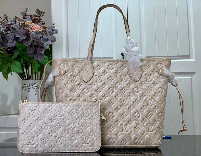 Louis Vuitton NEVERFULL MM Pale Beige M46231