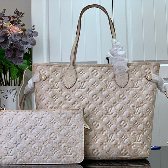 Louis Vuitton NEVERFULL MM Pale Beige M46231