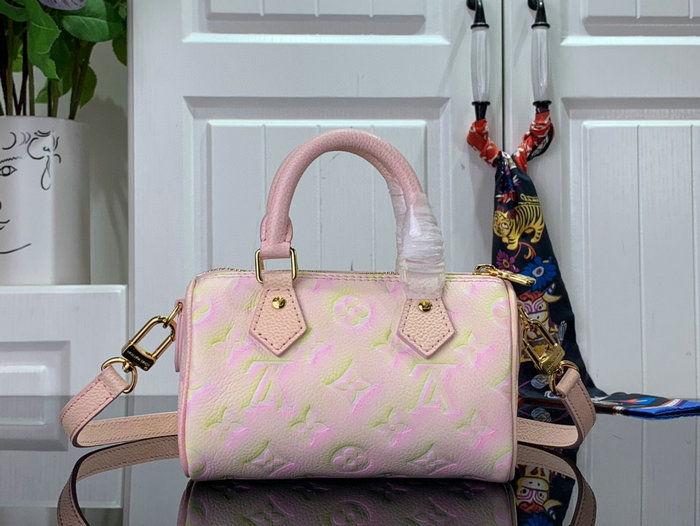 Louis Vuitton Nano Speedy Pink M81508