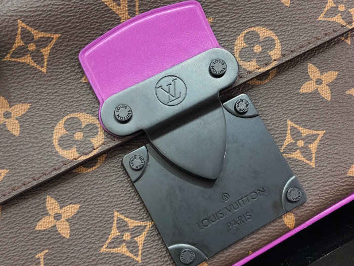 Louis Vuitton S LOCK SLING Purple M46245