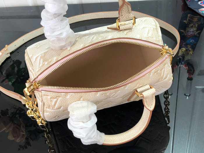 Louis Vuitton Speedy Bandouliere 20 Pale Beige M46163