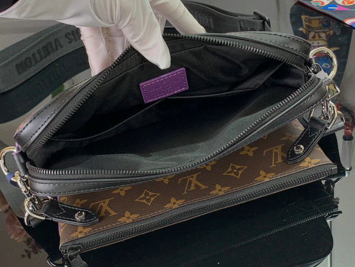 Louis Vuitton TRIO MESSENGER Purple M46266