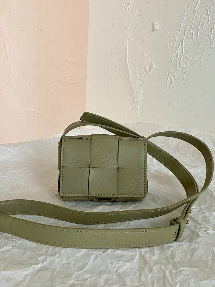 BOTTEGA VENETA Cassette Mini bag Green M6688