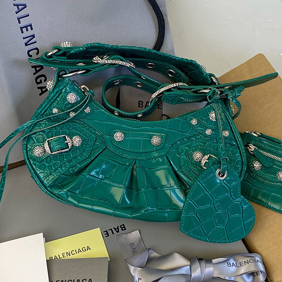 Balenciaga Le Cagole Crocodile XS Shoulder Bag B671303