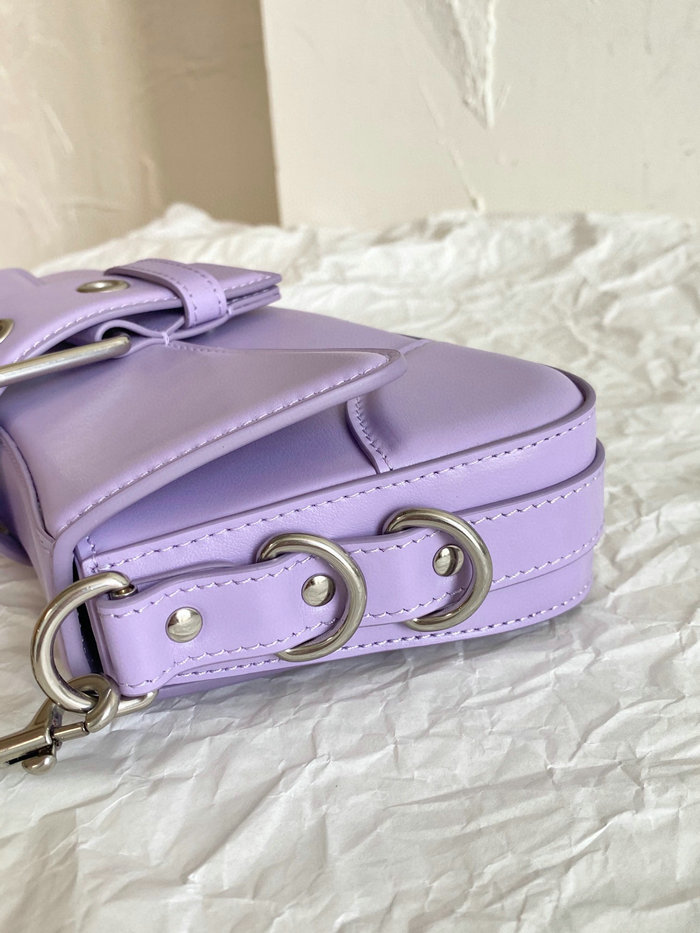 Balenciaga Lindsay Small Leather Shoulder Bag Purple B701141