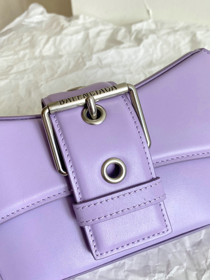 Balenciaga Lindsay Small Leather Shoulder Bag Purple B701141