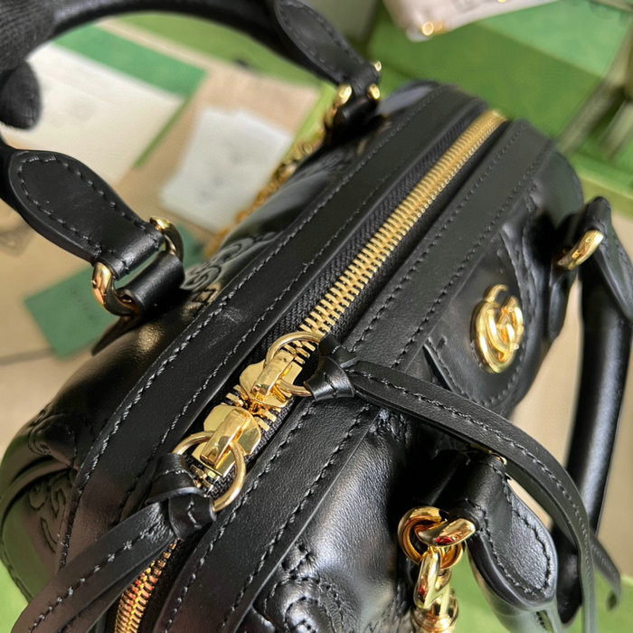 Gucci GG Matelasse leather mini bag Black 702251