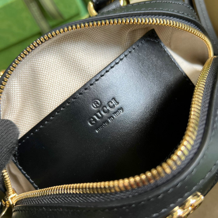 Gucci GG Matelasse leather mini bag Black 702251