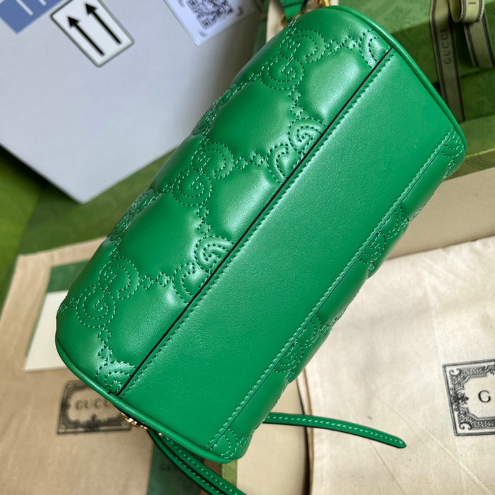 Gucci GG Matelasse leather mini bag Green 702251