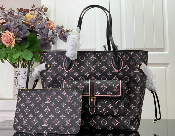 Louis Vuitton NEVERFULL MM Black M20921