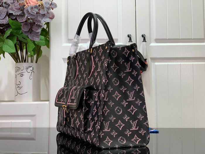 Louis Vuitton ONTHEGO MM Black M46154