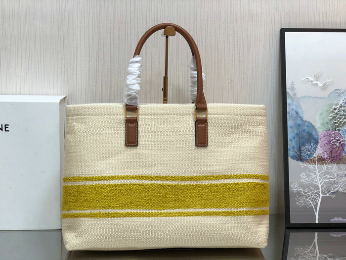 Celine Horizontal Cabas Plein Soleil Bag Yellow C190062