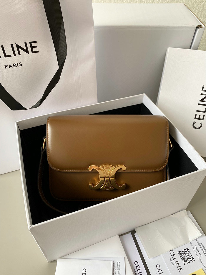 Celine Small Triomphe Bag Brown CS35023